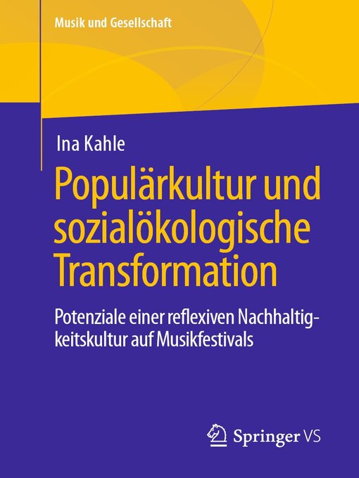 Title details for Populärkultur und sozialökologische Transformation by Ina Kahle - Available